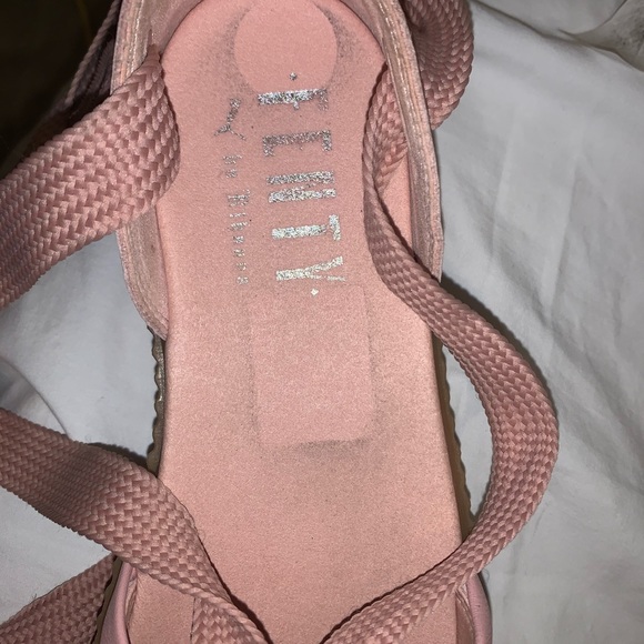 Fenty X Puma Pink Bow Creeper Sandals Sneaker - Picture 7 of 7